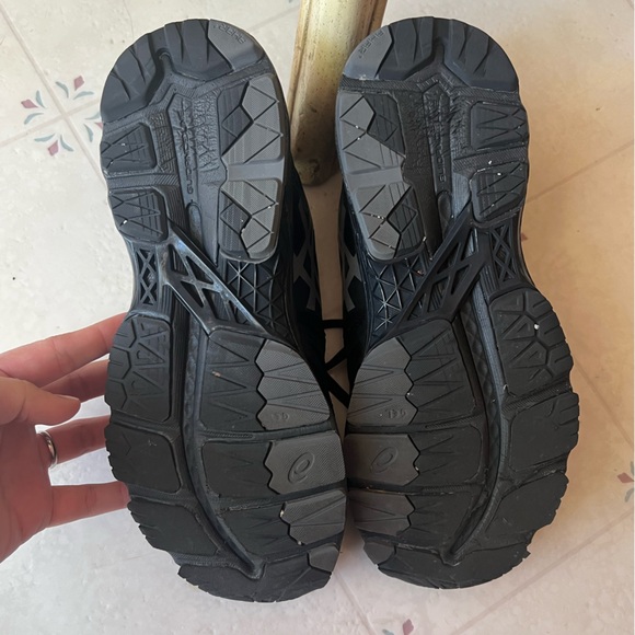 Asics Gel Kayano Running Shoes Sneakers Women's Size 8 T696N Black - Picture 5 of 10